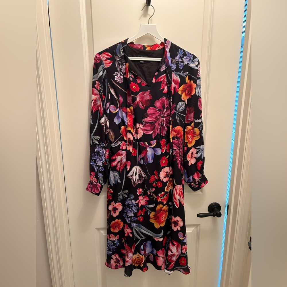 Beautiful floral J Crew midi dress